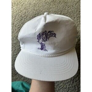 VTG Cord Braid Hat White Mount Joseph 80s Ball Cap